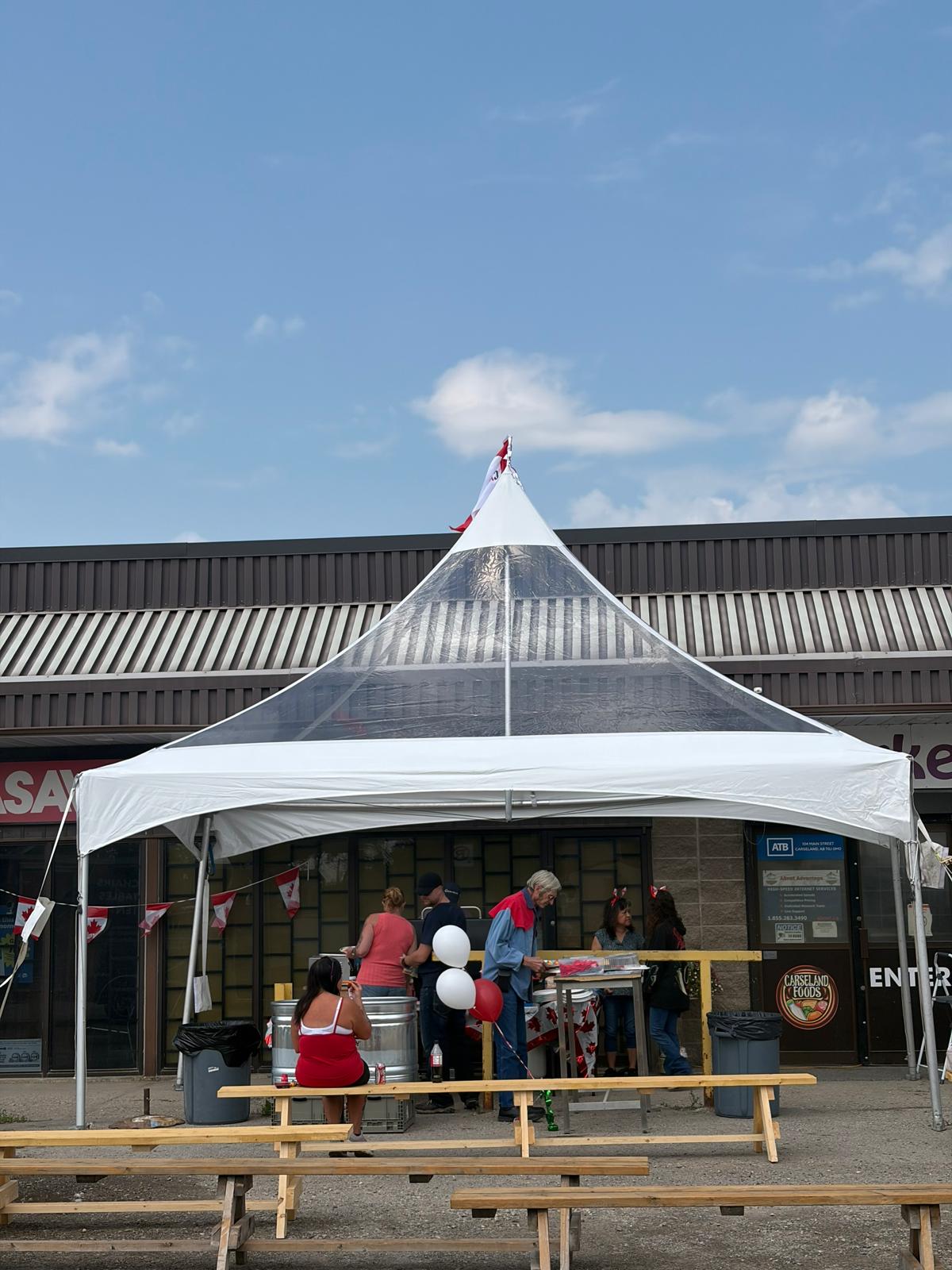 Clear Roof Tent — Canada Day BBQ