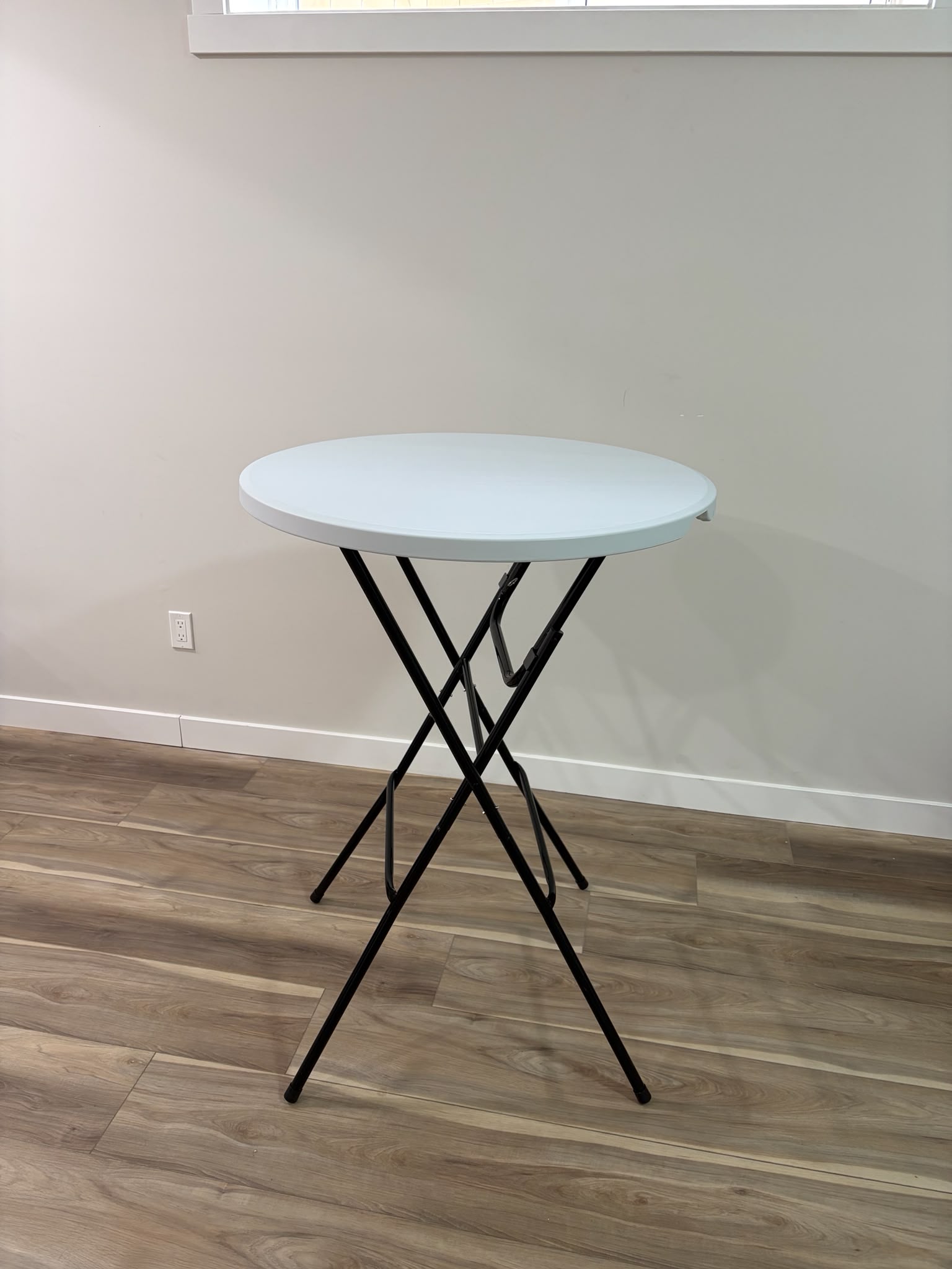 White Cocktail Bar Table