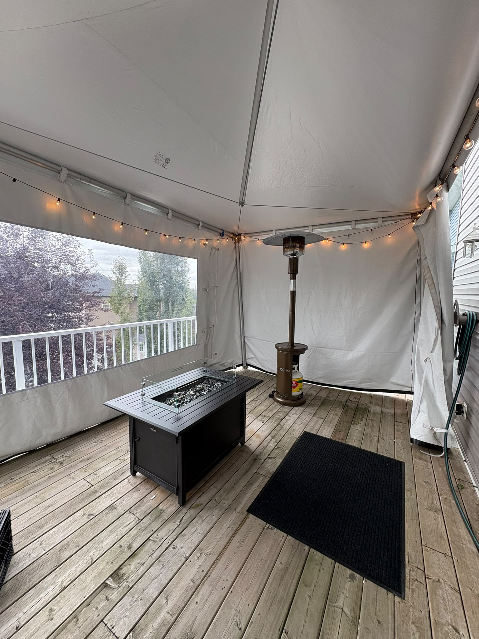 Patio Heater & Fire Table Setup