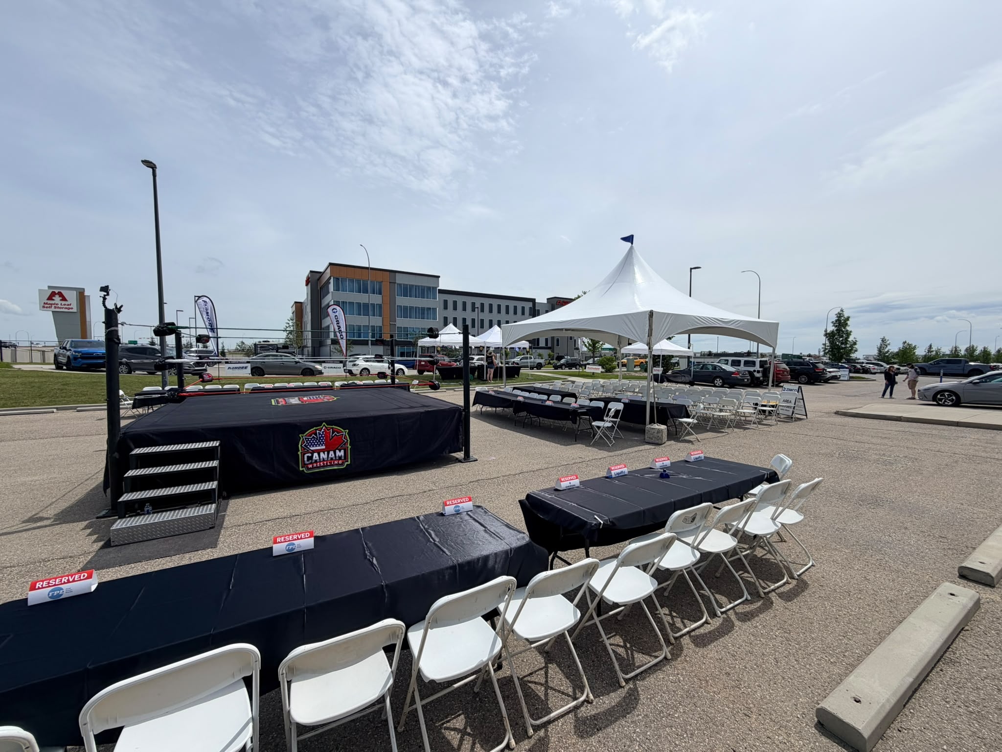Outdoor Event Stage & Seating