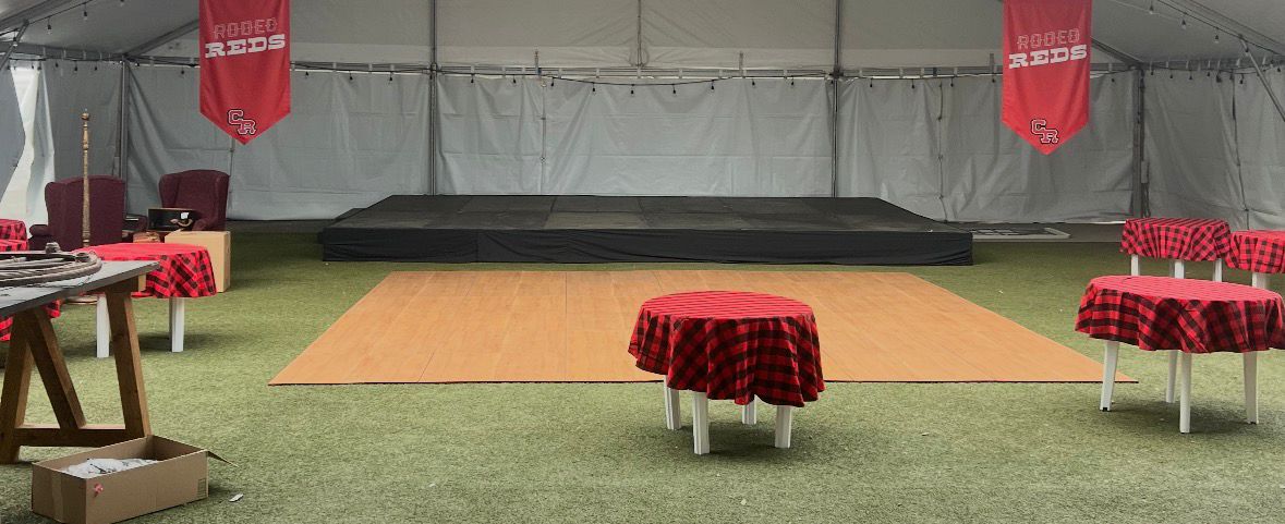 Stage & Dance Floor Setup