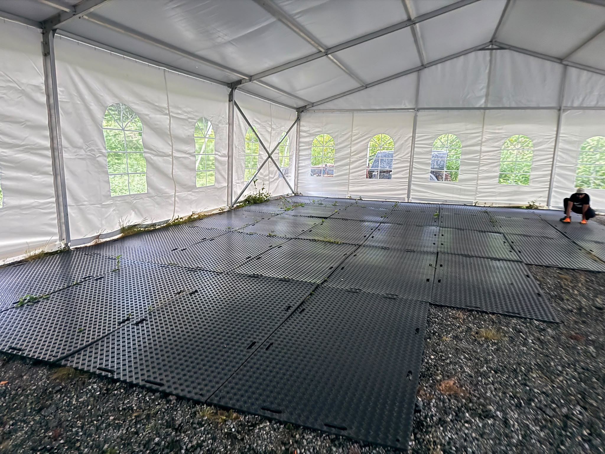 Frame Tent with Event Flooring