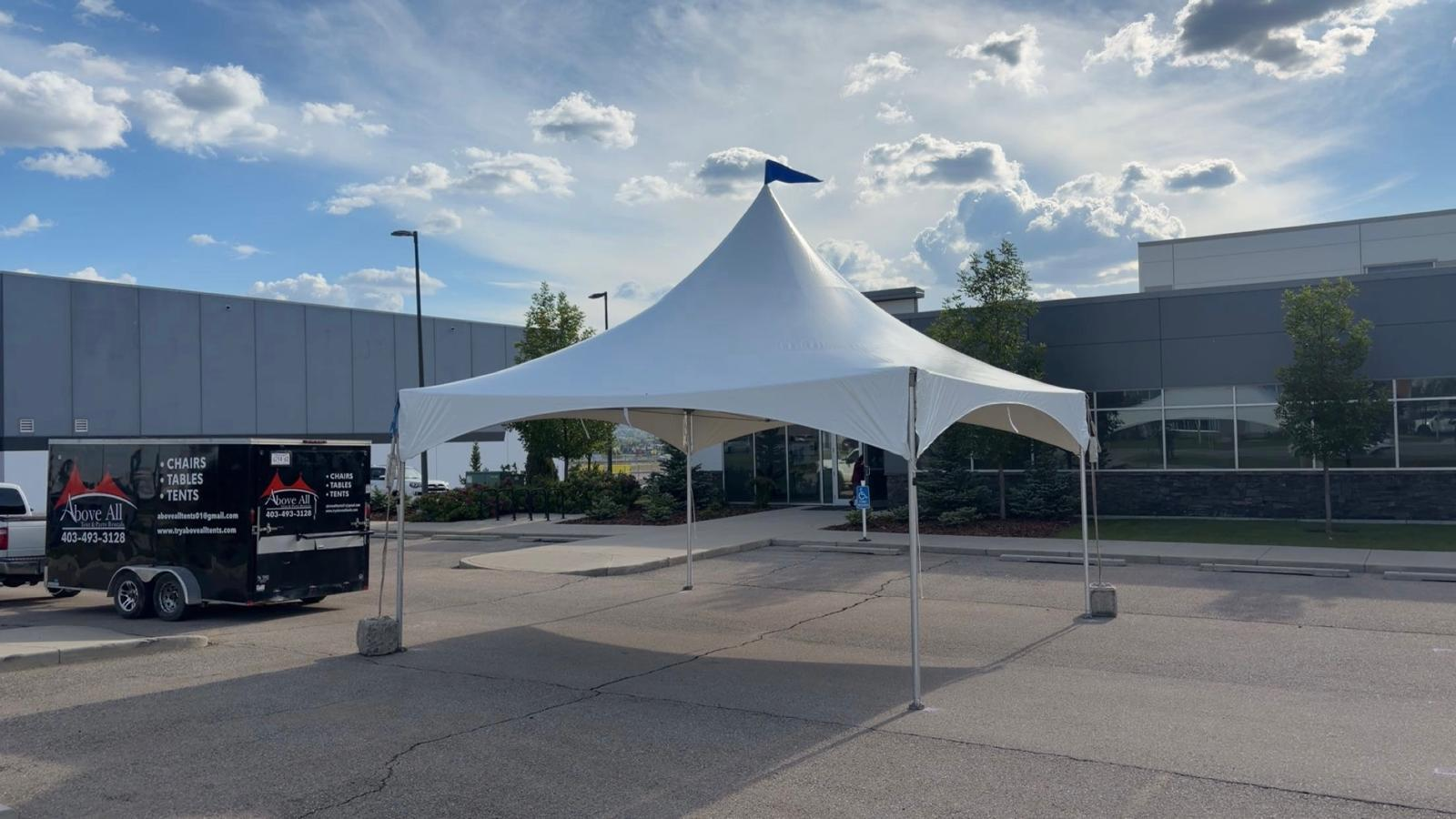 Frame Tent — Commercial Setup